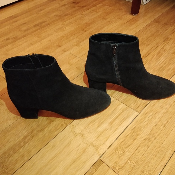 ALDO Ciredia Black Suede Booties - Picture 3 of 5